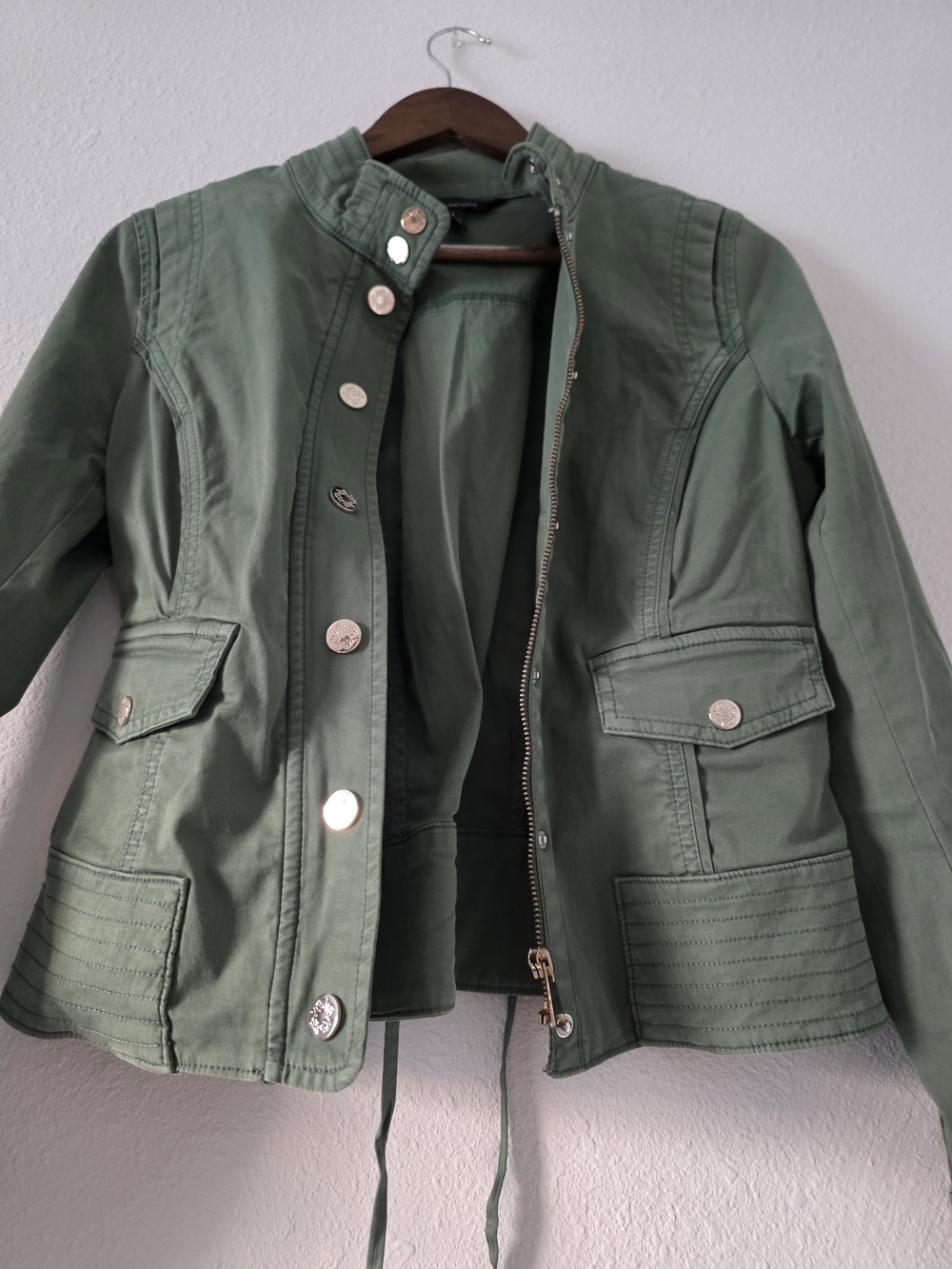 Women's Olive Green Utility Jacket
